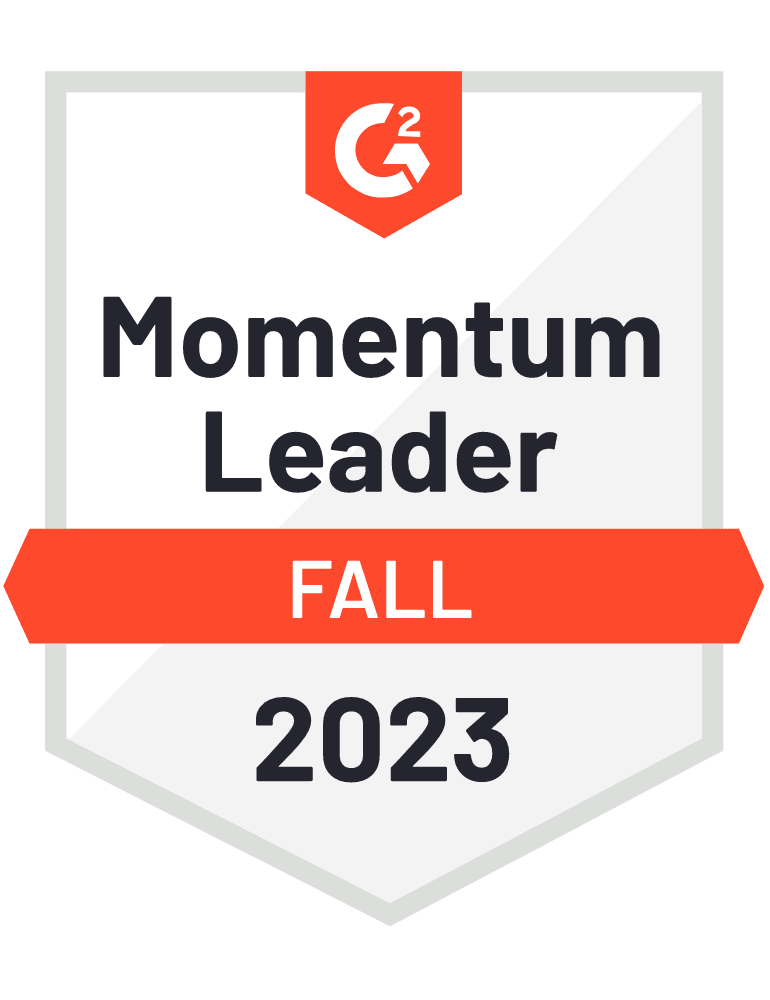 Restaurant Management software momentum leader awarded by G2 in 2023 Fall